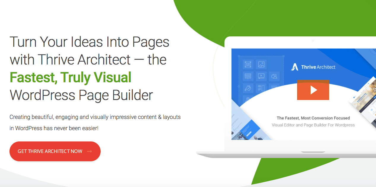 Thrive Architect page builder