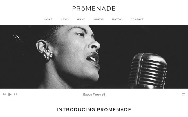 Best Podcast WordPress Theme: Promenade