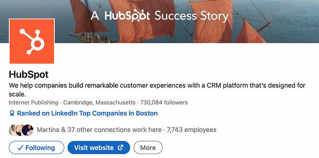 LinkedIn Page best practices: customize cta