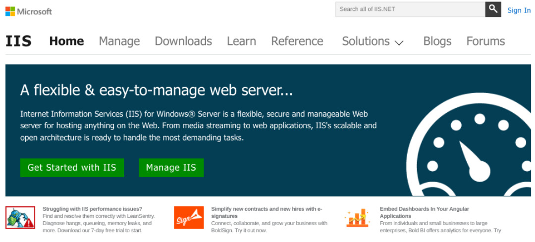 What Is Microsoft IIS Internet Server Instrument?