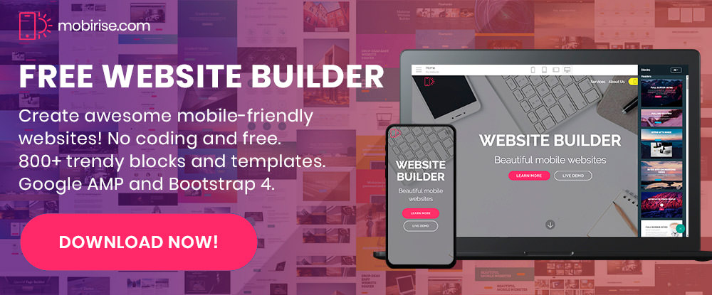 Mobirise Website Builder