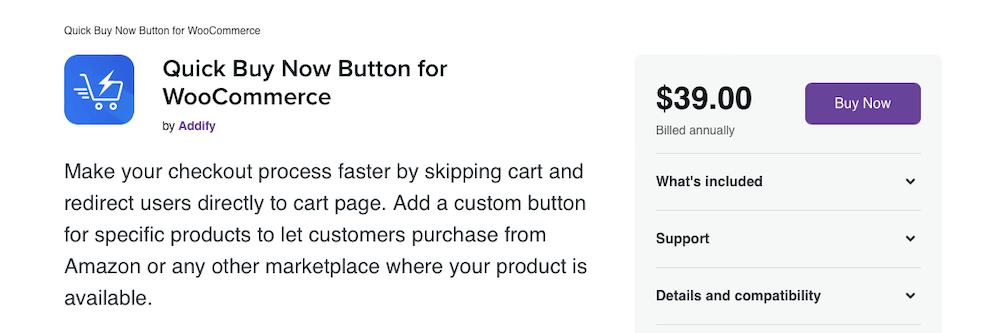 Quick Buy Now Button for WooCommerce 
