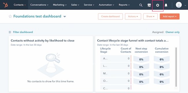 How to calculate website traffic instructions: Settings