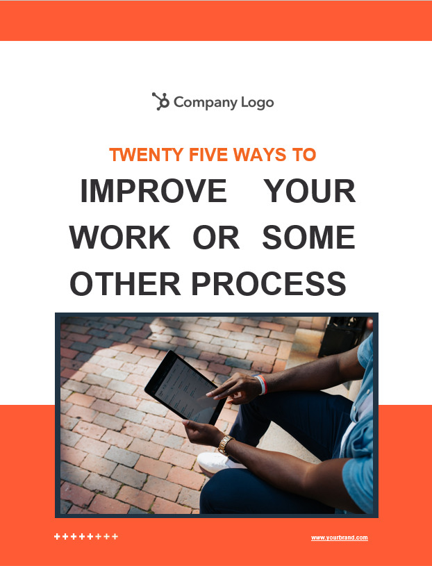 Ebook Template: Process Improvement Theme