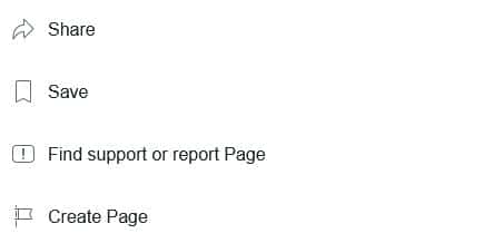 Click on “Find support or report Page