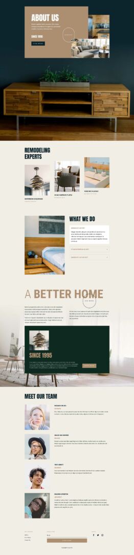 Home Remodeling Layout Pack for Divi