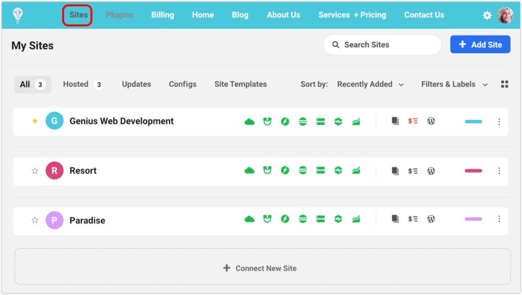 portal multi sites