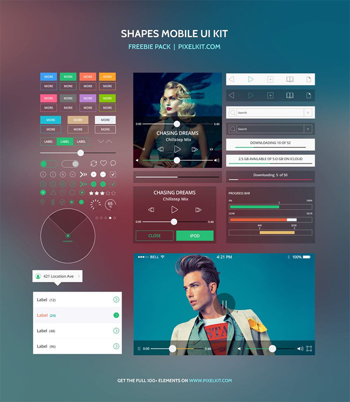 Shapes Mobile UI Kit