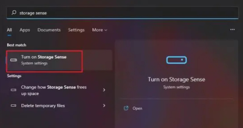 windows 11 storage sense