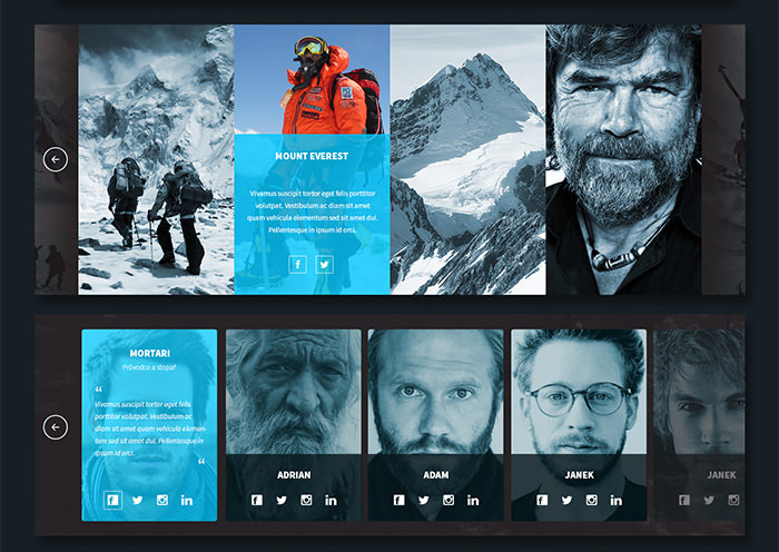 Free Mountaineer UI Kit