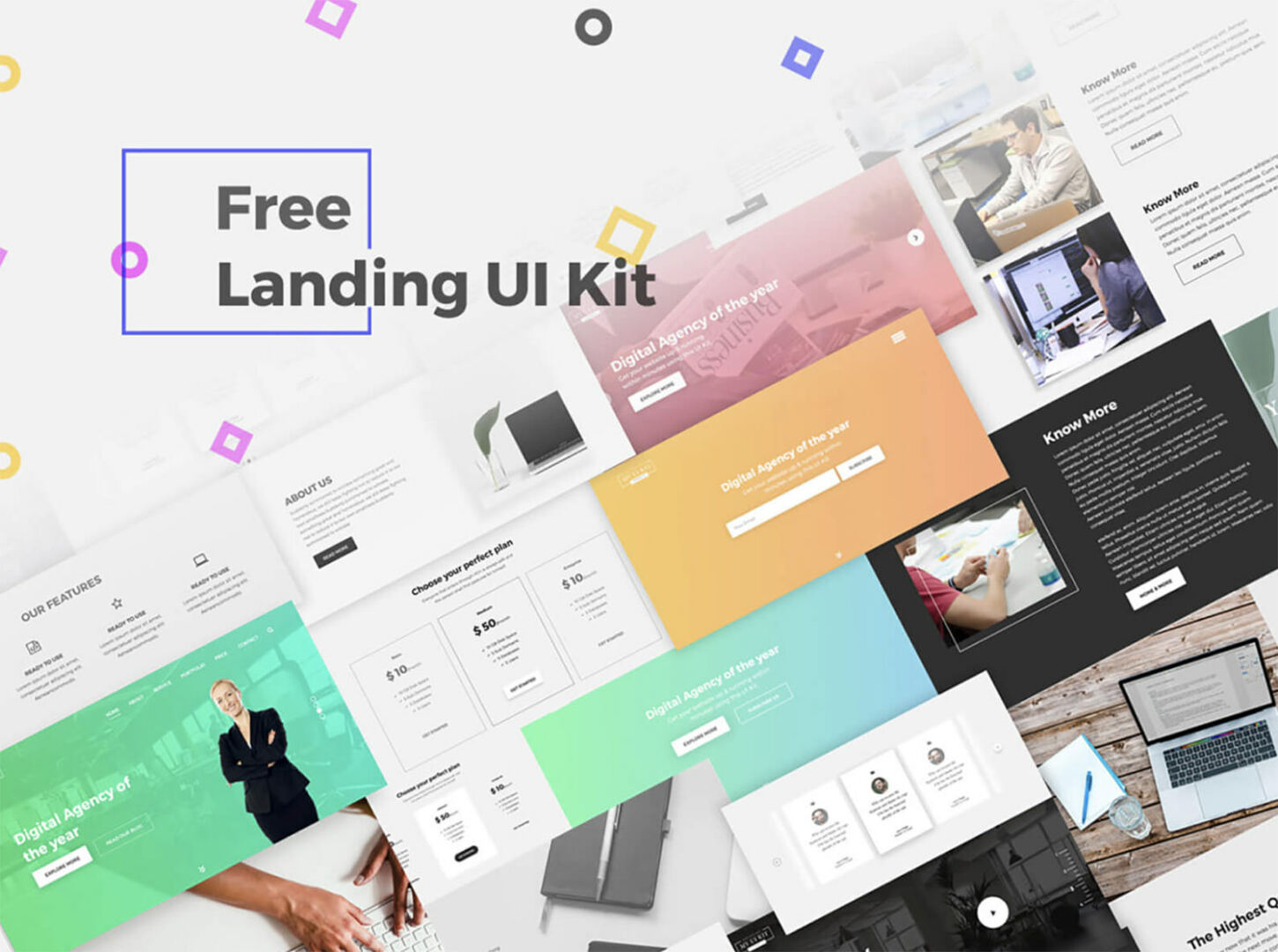 Free Landing UI Kit