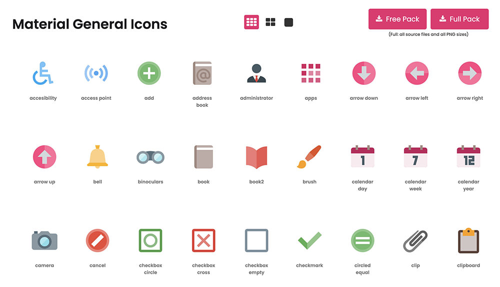 Material Icons Bundle