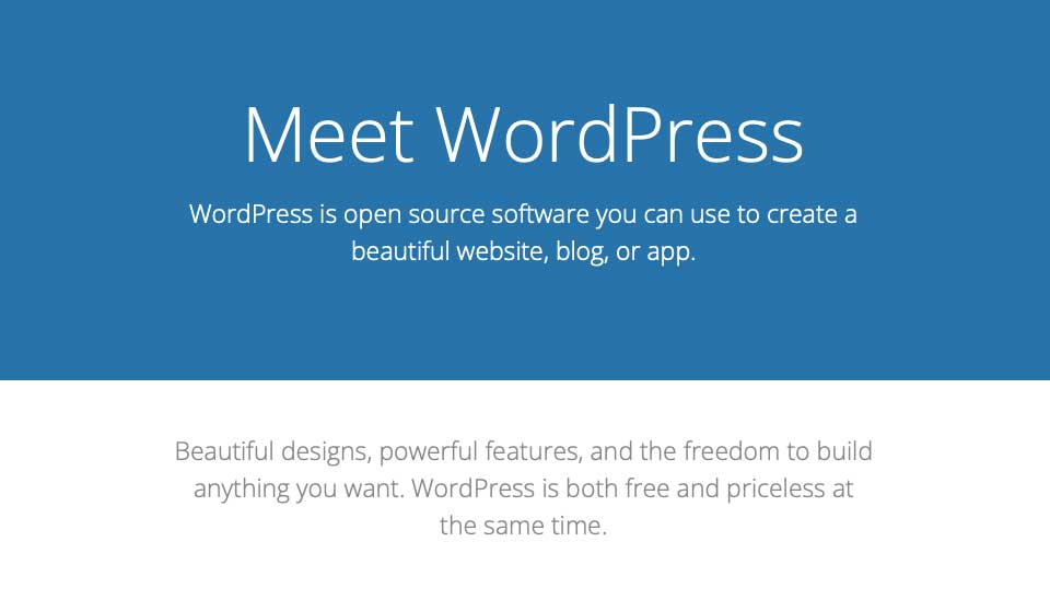 WordPress CMS