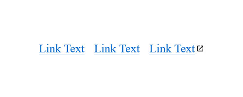 add icon to external link via css example