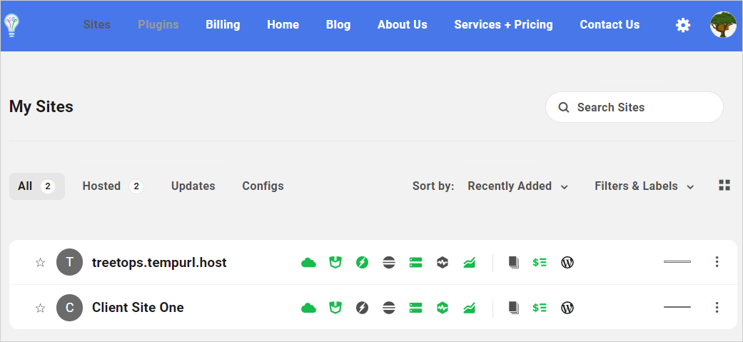 Client Portal - Dashboard