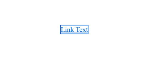 link default outline example