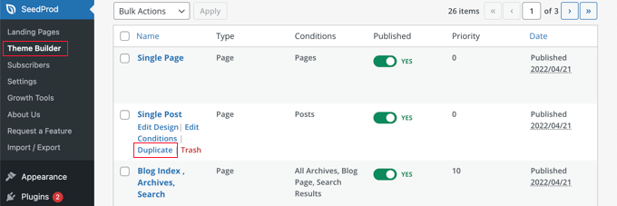 Create a New Post Template by Duplicating the Default Post Template