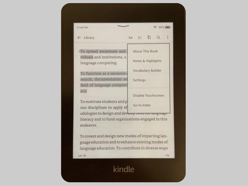 export from kindle device