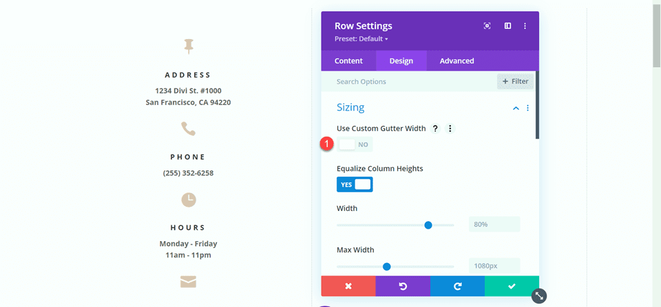Divi Contact Form Layouts With Inline and Fullwidth Fields Layout 2 Custom Gutter Width