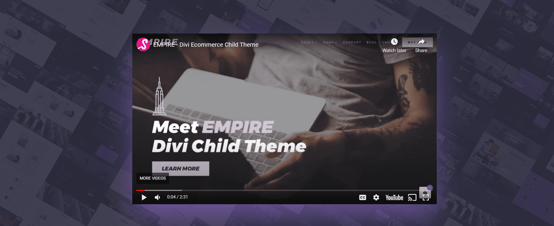 Empire Divi Child Theme Home