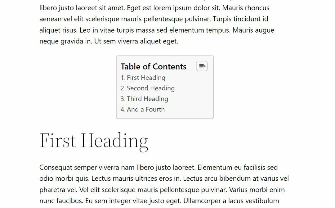 How one can Create a Desk of Contents in WordPress