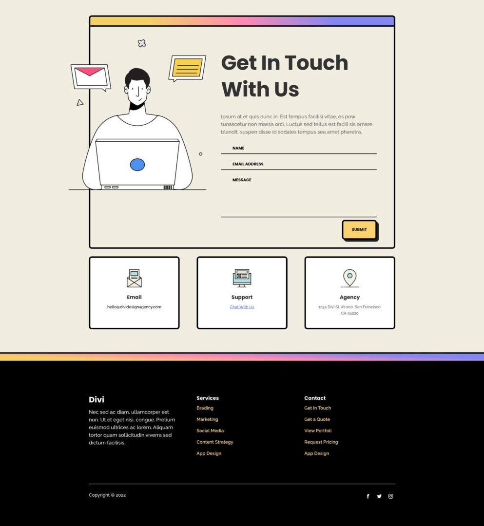 Marketing Agency Layout Pack for Divi