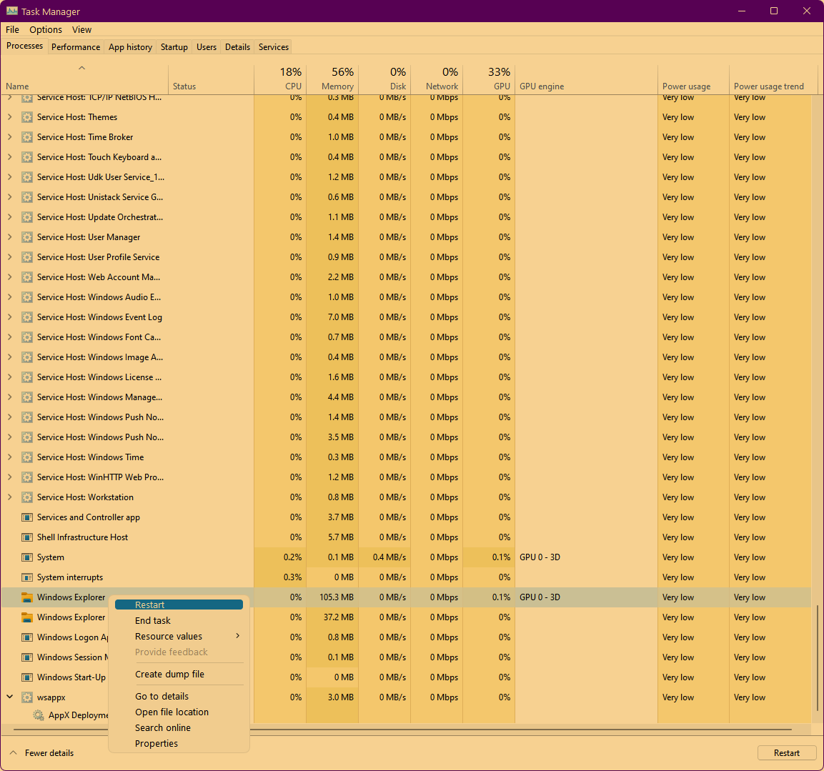 Task Manager in Windows 11