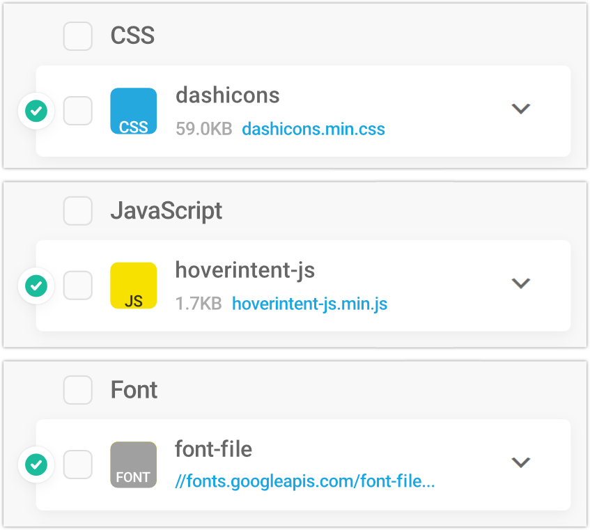 manual asset file types