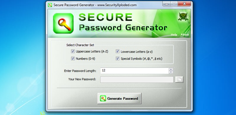 secure password gen