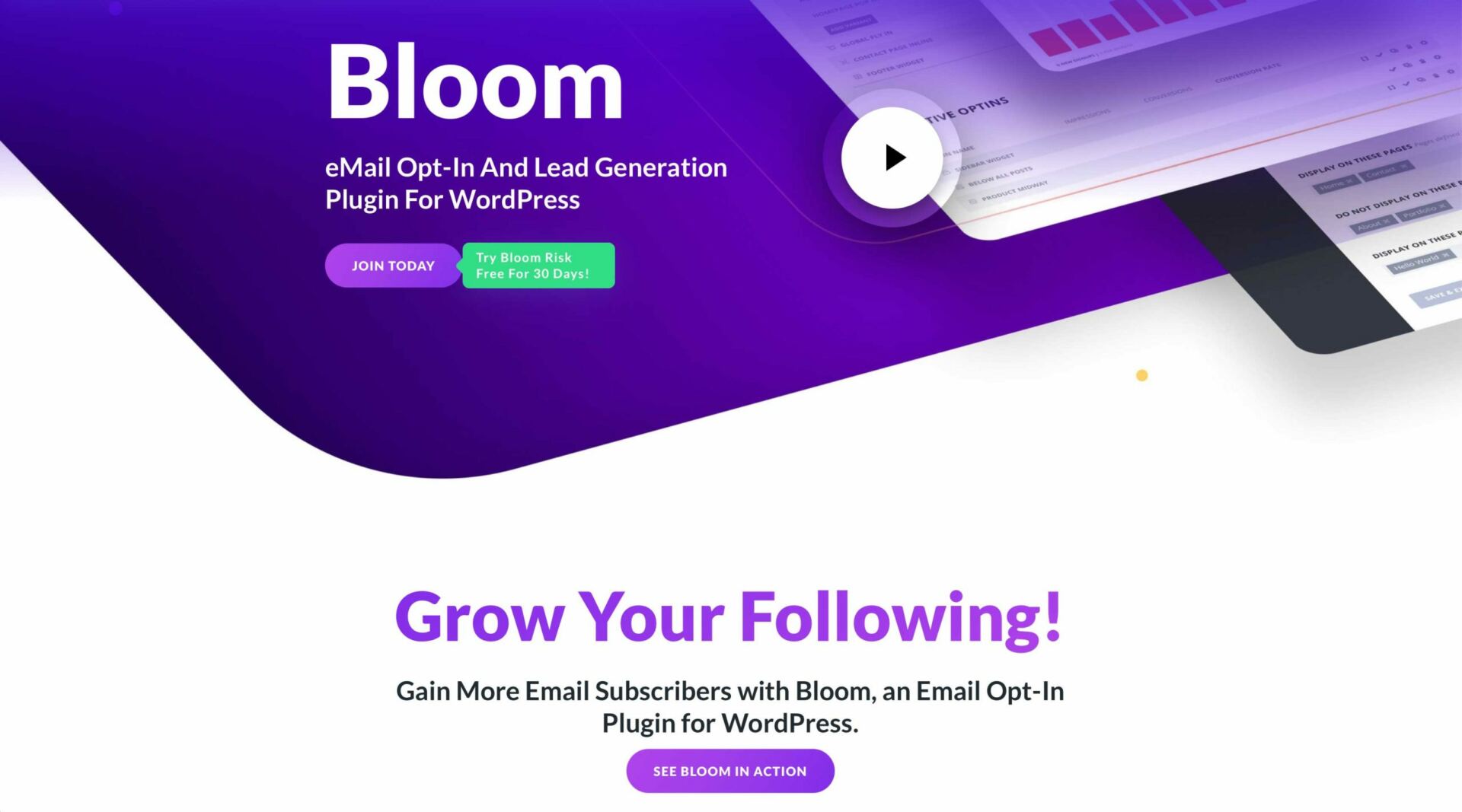 Bloom-call-to-action-plugin
