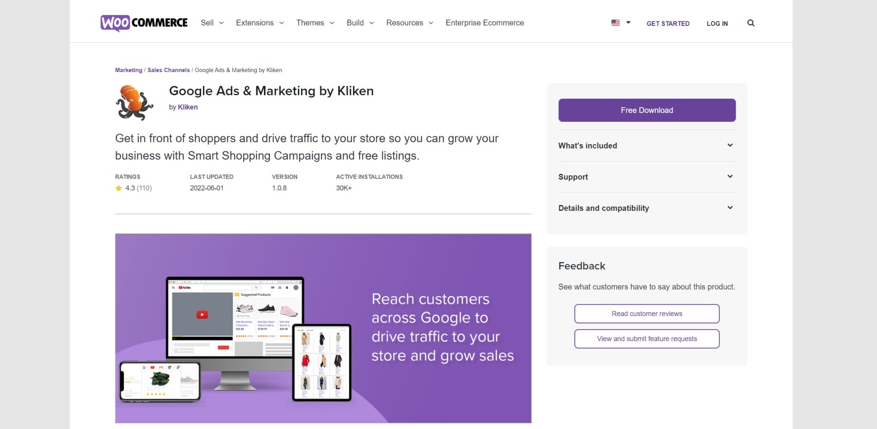 WooCommerce Google Ads Marketing by Kliken