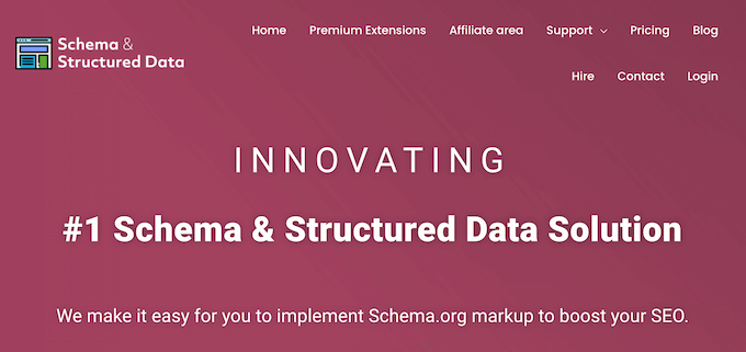 The Schema Structured data plugin for WordPress