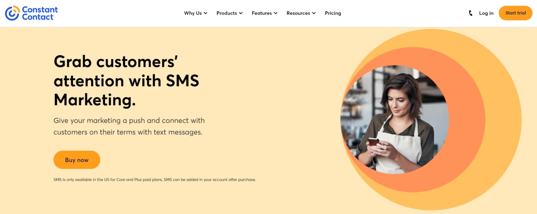 Constant Contact SMS Pricing 2022