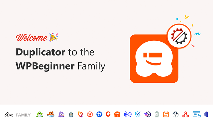 Welcome Duplicator to the WPBeginner Family of Products