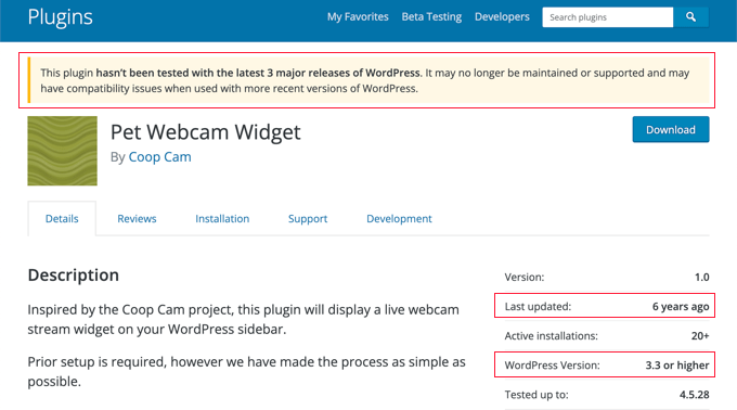 Checking Whether a WordPress Plugin is Outdated