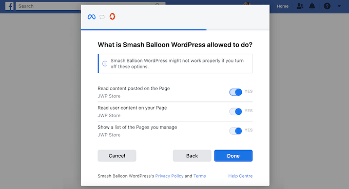 Connecting Facebook and WordPress using a free plugin