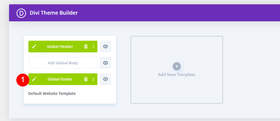 Import Your Divi Footer Layout