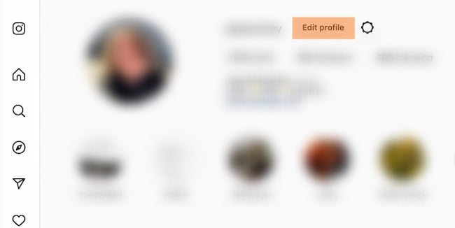 How to deactivate Instagram example: Edit Profile