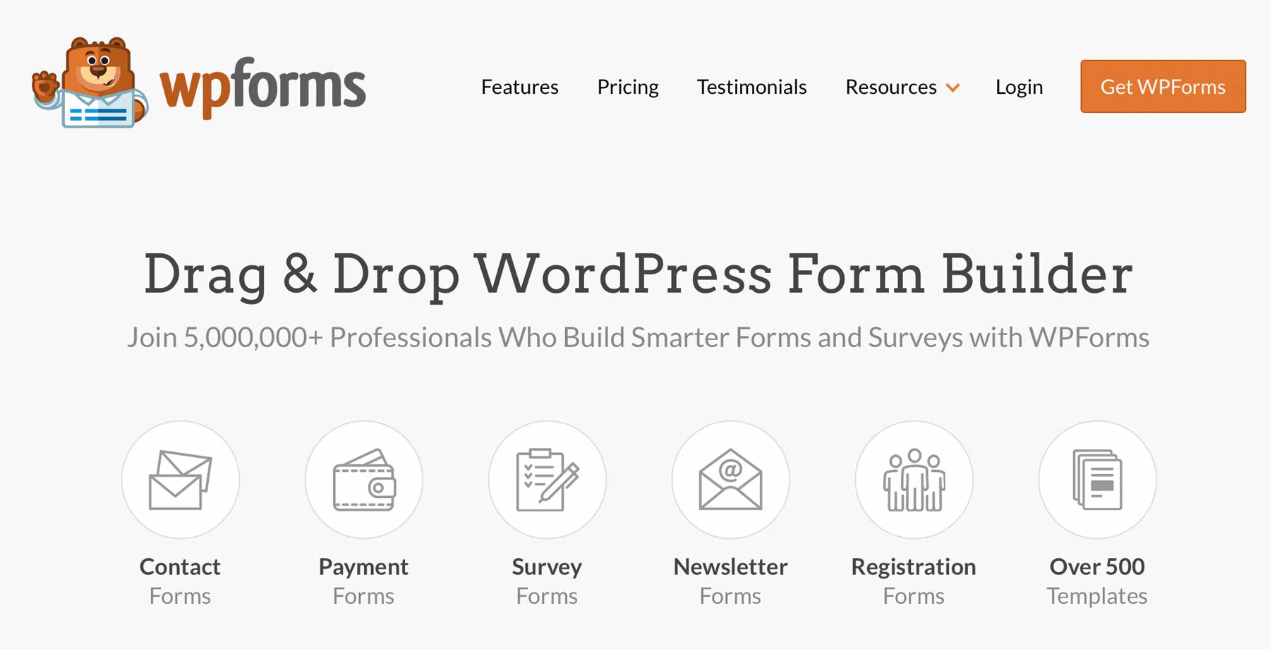 The WPForms WordPress plugin