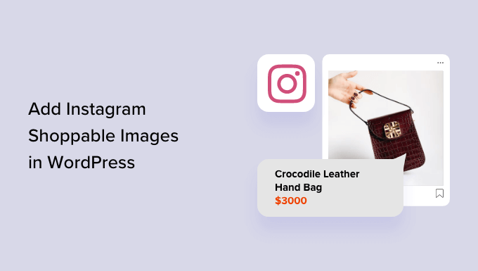 How to add Instagram shoppable images in WordPress