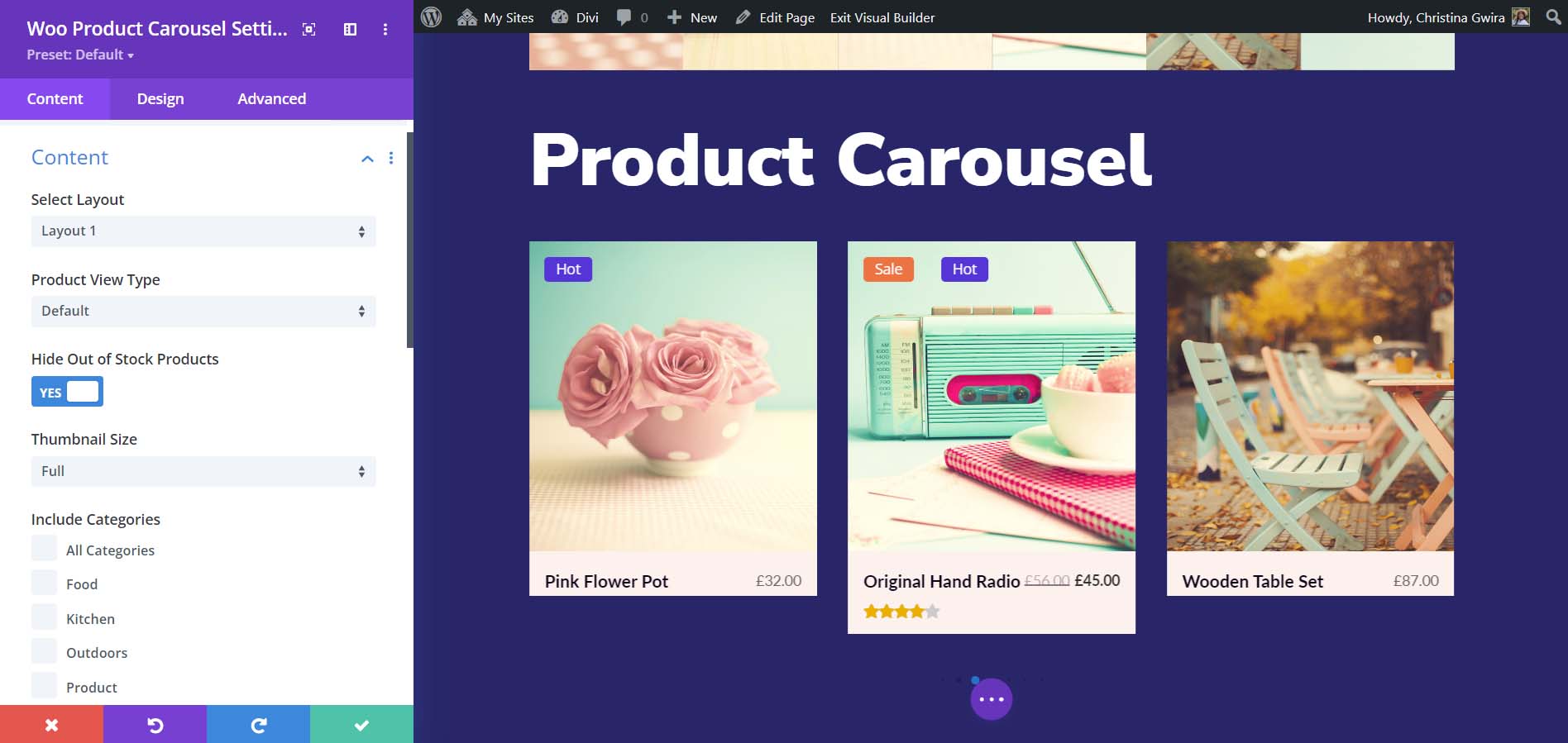 WooEssential Modules: Product Carousel