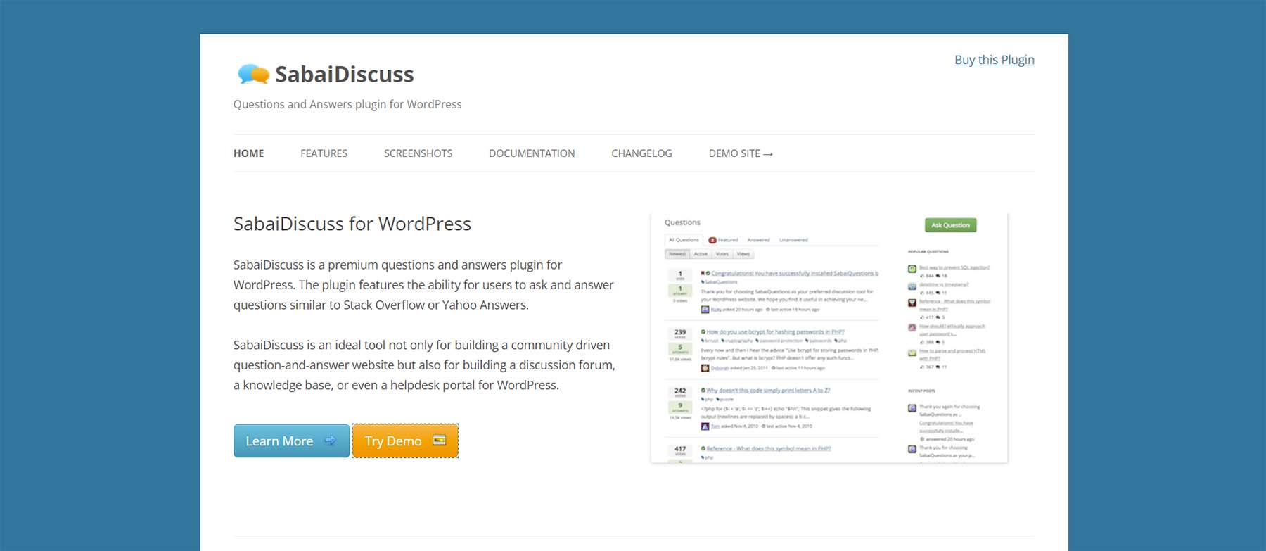 Sabai Discuss WordPress Forum Plugin
