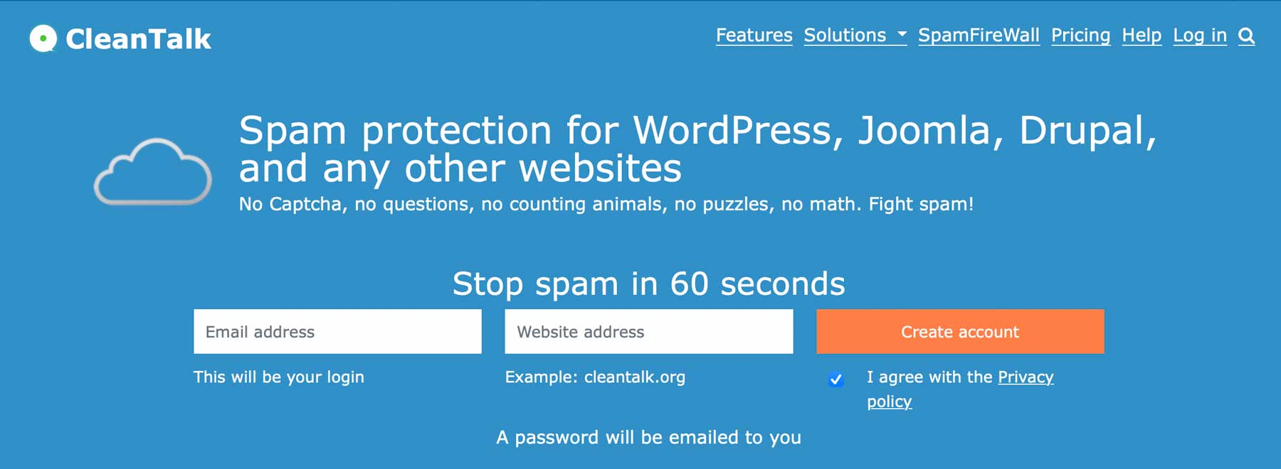 CleanTalk antispam wordpress plugin