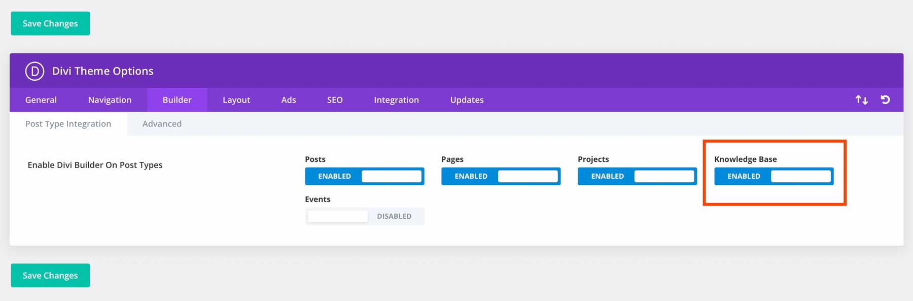 Divi integration