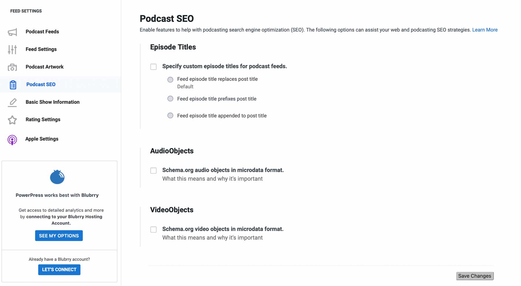 podcast seo with powerpress