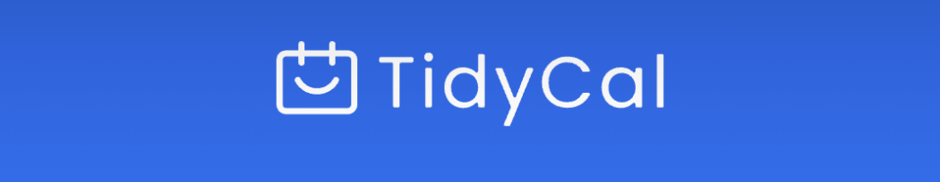 TidyCal header.