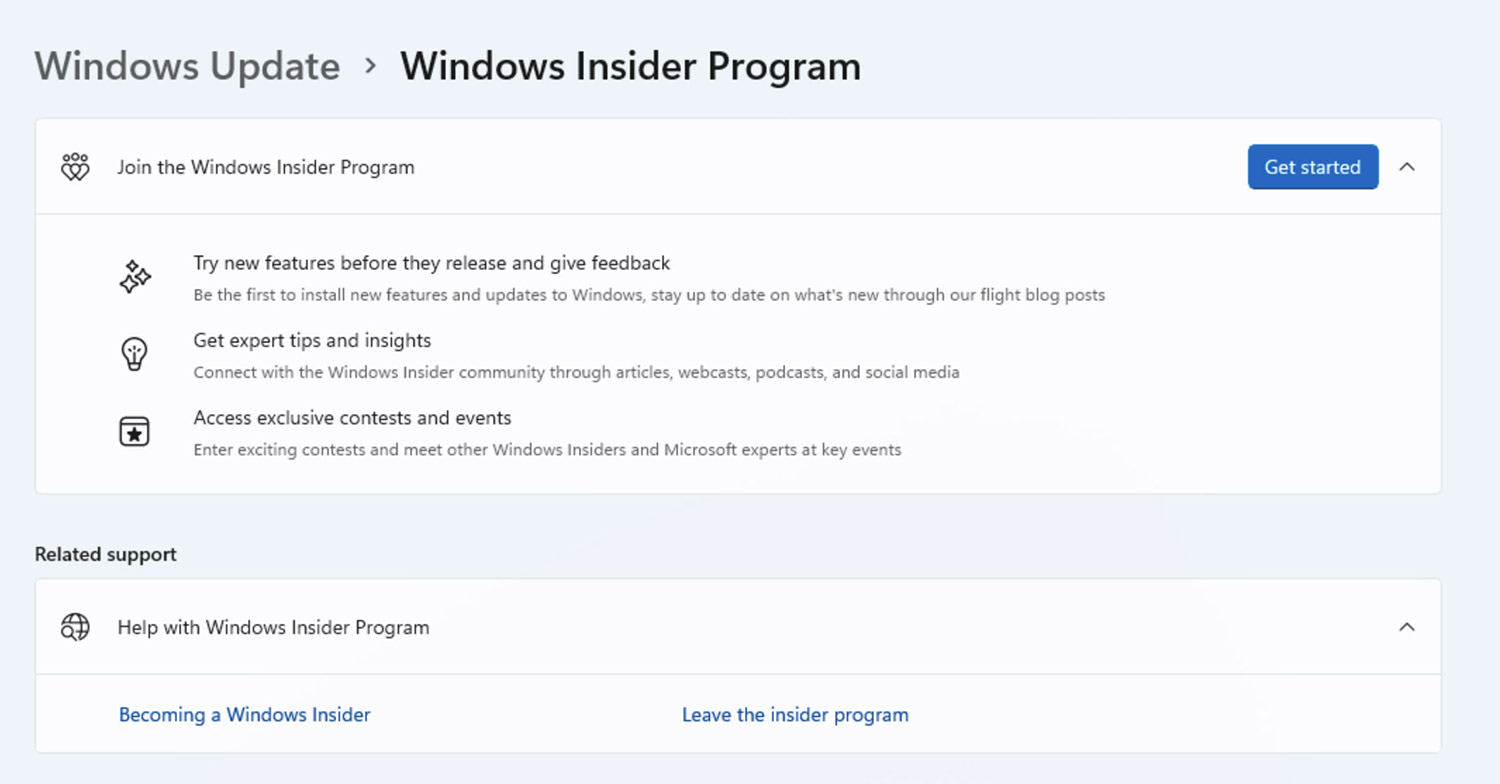 Windows Insider Program