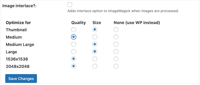 How to customize the ImageMagick and Imagick image optimization settings
