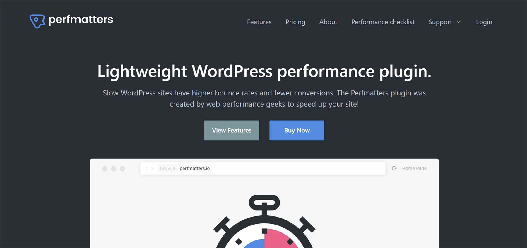 Perfmatters Lightweight WP Performance plugin