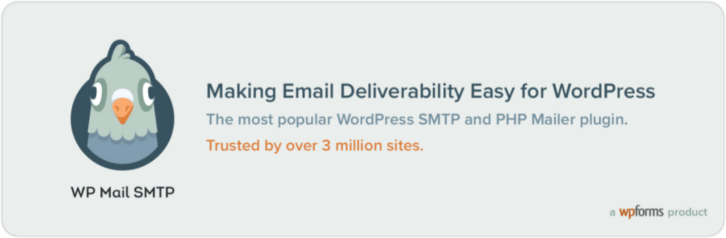 wp mail smtp banner